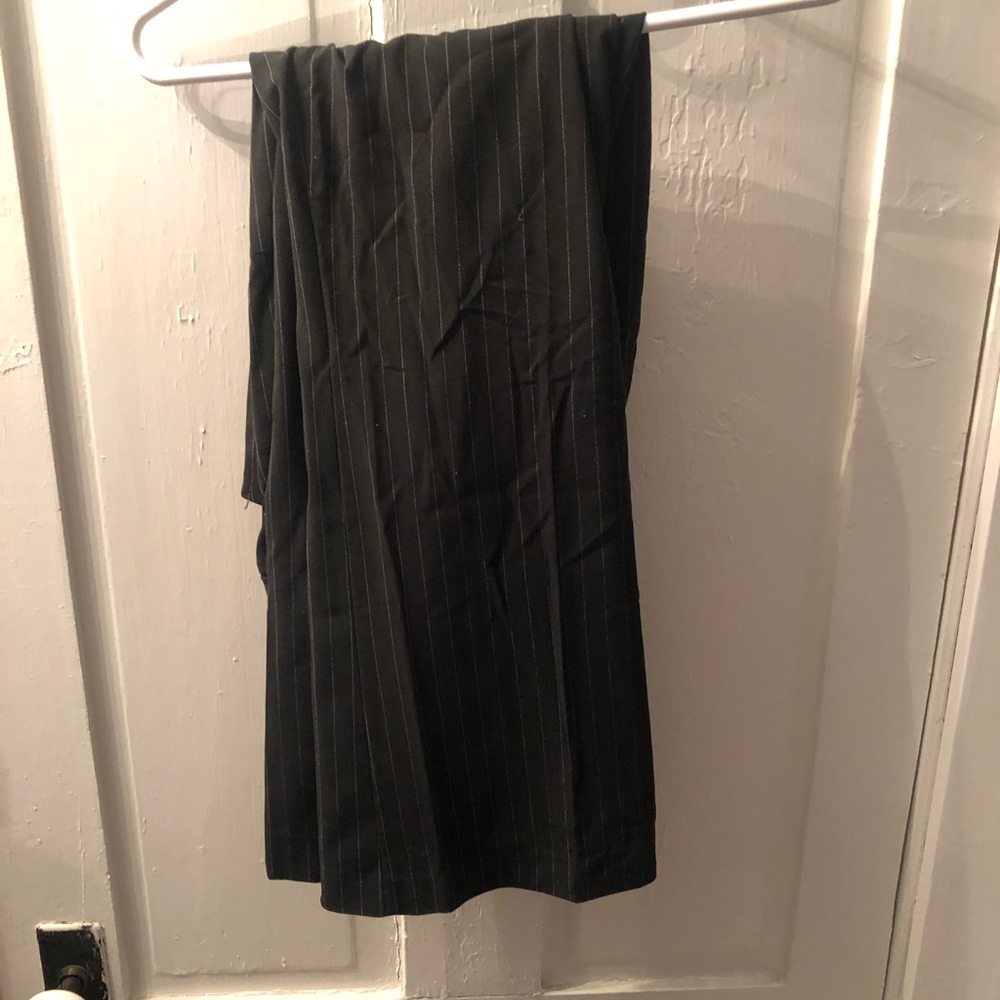 Black pin stripe dress pants